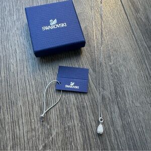 Swarovski Heloise Crystal Pendant Necklace Teardrop